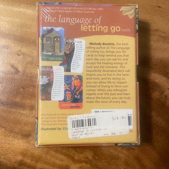 The Language Of Letting Go Cards Melody Beattie Healing Energy God Universe New - Picture 2 of 2